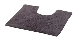 Tapis de bain gris foncé 50 x 45 cm "Diani"