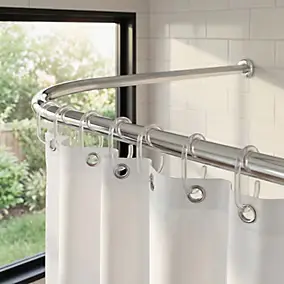 12 anneaux de douche transparent Cooke & Lewis Nira