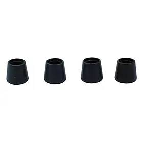 Embout en caoutchouc Diall 12 mm x 4, noir