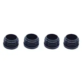 Embout en plastique Diall 20/21 mm x 4, noir