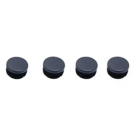 Embout en plastique Diall 25/26 mm x 4, noir