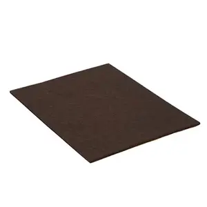 Patin feutre auto-adhésif marron 215 x 170 mm