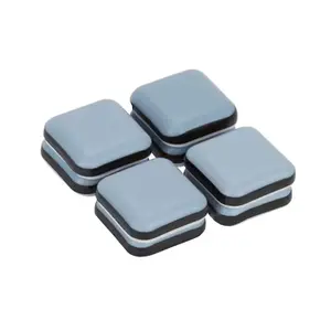 Lot de 8 patins auto-adhésifs 24 x 24 mm
