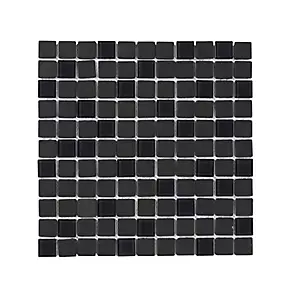 Mosaïque noir et gris 30 x 30 cm Genovia
