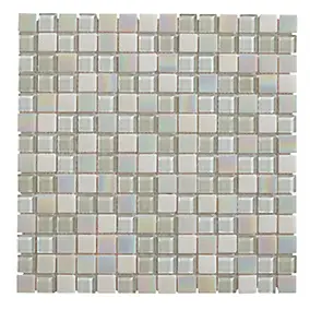 Mosaïque gris et blanc 30 x 30 cm Parmia