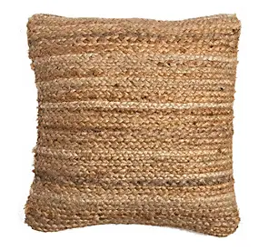 Coussin Jute Deco&Co coloris naturel L.45 x L.45 x EP.2cm