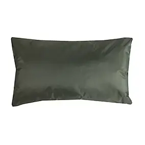 Coussin d'extérieur rectangle imperméable gris anthracite L.30 x l.50cm Deco&co