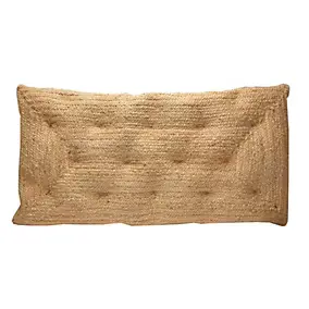 Coussin de banc en jute et coton L.120 x l.60 x ép.5 cm Deko&Co