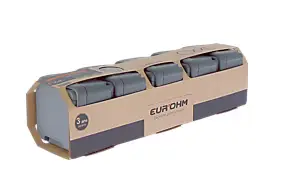 5 prises 2P+T 16 A étanches gris Oxxo