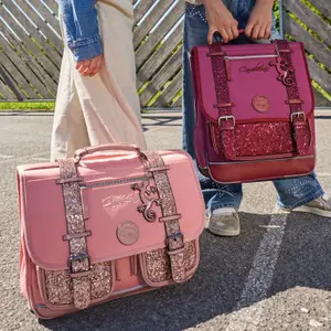 Cartable A4 maternelle Glossy Pink (35 cm)
