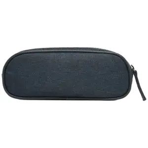 Trousse double compartiment Navy Orange Stitching