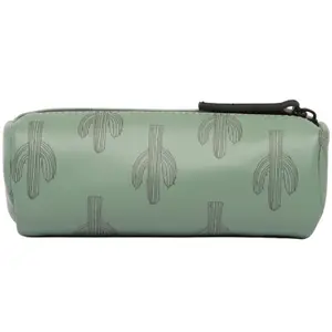 Trousse scolaire ronde Green Cactus
