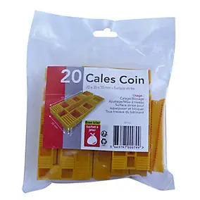Cales coins (lot de 20) en PVC Acbat
