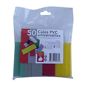 Cales PVC universelles (lot de 50) Acbat
