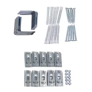 Kit fixation pour pose en applique : iso. Ép. 100 - 120 cm