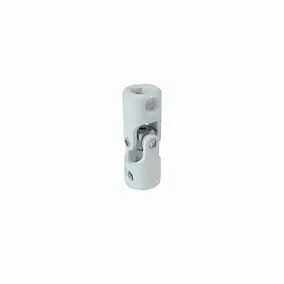 Cardan blanc hexagonal pour liaison sortie de caisson et tige de manivelle 10mm Acbat