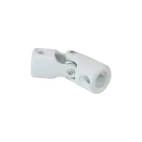 Cardan blanc pour liaison et tige de manivelle ronde 12mm Acbat