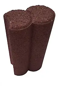 Bordure colonnade rouge 10 x 20 x 6,5 cm