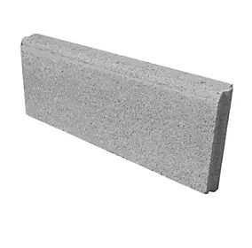 Bordure droite béton gris clair 50 x 20 cm, ép.50 mm