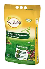 Engrais gazon antimousse Solabiol 200m²