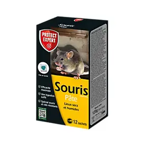 Appât pâte à souris 12 sachets Protect Expert
