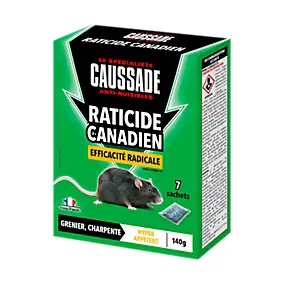 Raticide canadien éfficacité radicale Caussade 140g