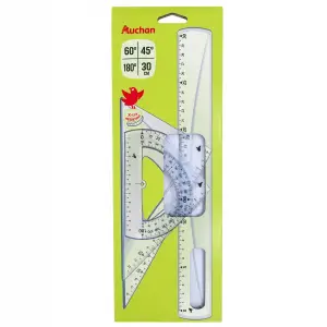 AUCHAN Kit de Traçage Incassable 4 pièces