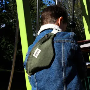 Sac banane enfant Augustin Olive