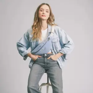 Sac banane Olivia Denim Bleu