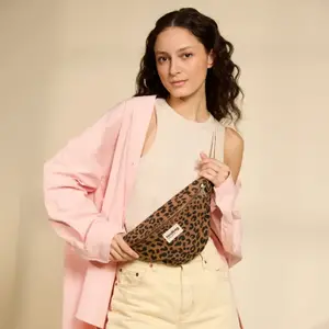 Sac banane Olivia Léopard Cannelle