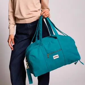 Sac à langer Basile Bleu Paon