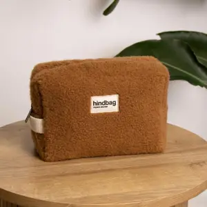Trousse de toilette Leon Teddy Brun