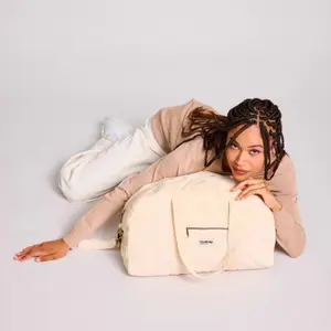 Sac à langer Basile Velours Beige