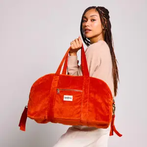 Sac à langer Basile Velours Brique