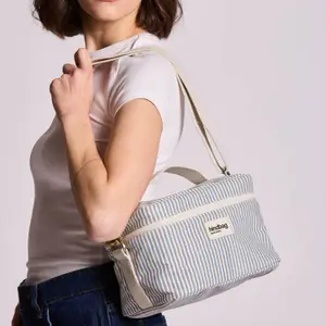 Lunch bag isotherme Igor Rayures Fines Bleu