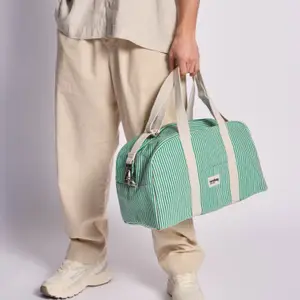 Sac à langer Charlie Rayures Fines Vert
