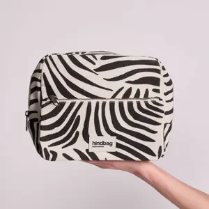 Trousse de toilette XL Alix Zèbre Ecru