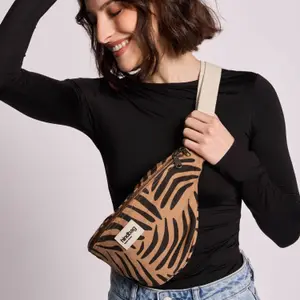 Sac banane Olivia Zèbre Cannelle