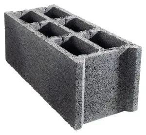 Bloc agglo creux 6 alvéoles - 500 x 200 x 200 mm