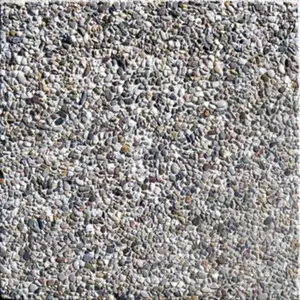 Dalle béton gravillonnée gris extérieur 40 x 40 x 3,7 cm