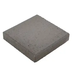 Chapeau béton ton gris 25 x 25 x 4,5 cm