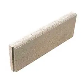 Bordure lisse béton ton pierre 20 x 50 cm, ép.5 cm