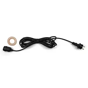 Cable extérieur abat-jour noir IP64 E27 240V 5m Enna Lumisky