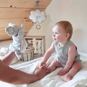 Doudou marionnette éléphant (24 cm)