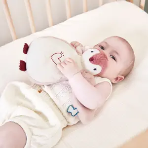 Veilleuse peluche Manchot rose (20 cm)