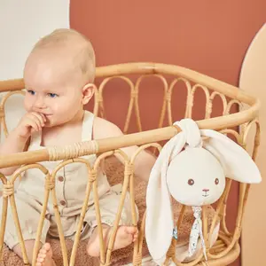 Peluche musicale Lapin crème