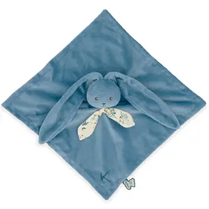 Doudou plat Lapinoo Bleu Horizon