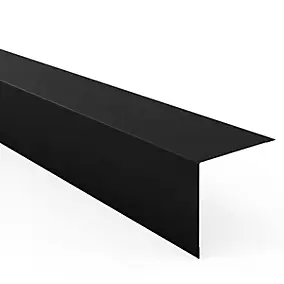 Cornière pour bardage et parement M50 Le Profileur Français noir mat 50x50x2300 mm