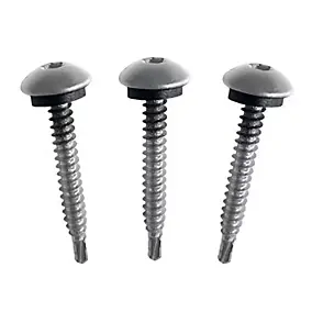 25 Kit de fixations pour bardage Le Profileur Français coloris gris clair