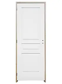 Bloc-porte Ordesa postformé blanc H.204 x l.73 cm, poussant droit